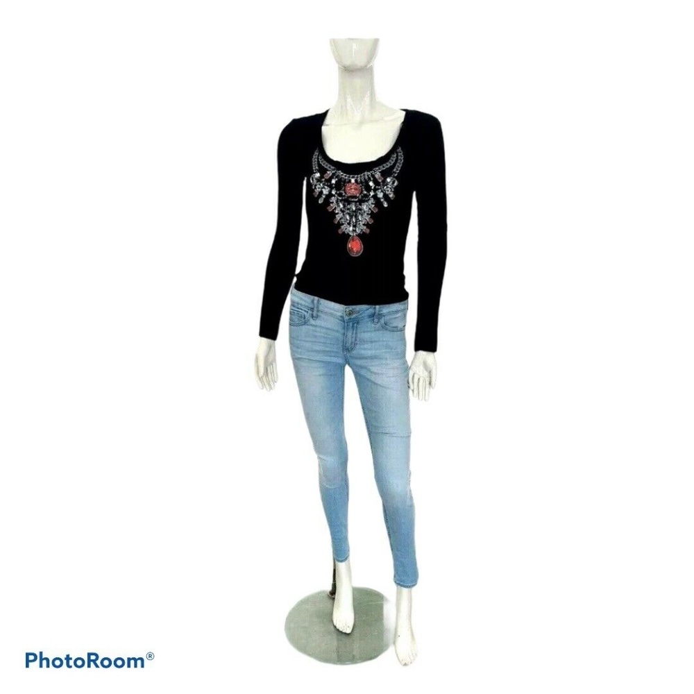 HOLLISTER Low Rise Super Skinny Jeans W27 Blue